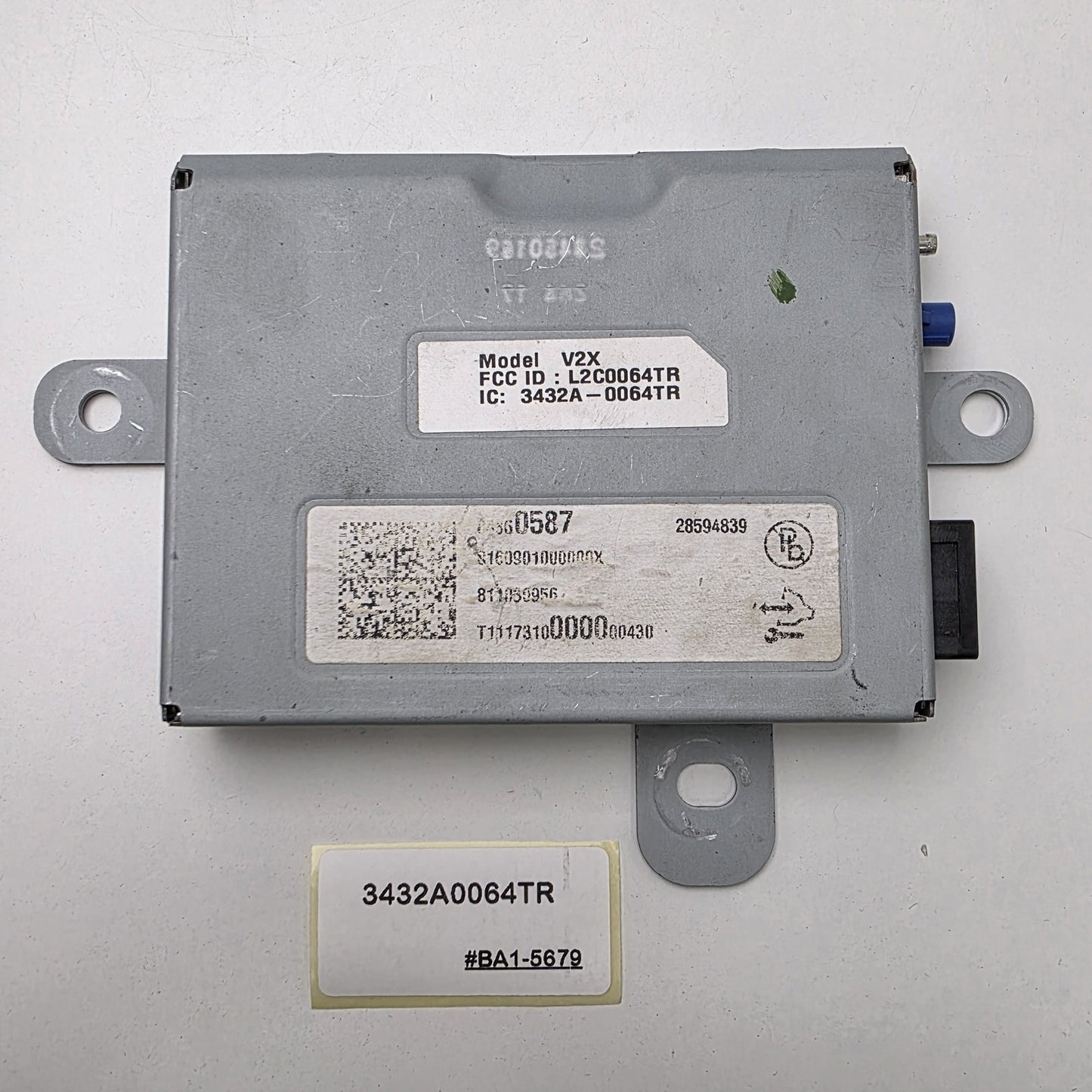 2019 Cadillac CTS Active Communication Control Module 3432A0064TR