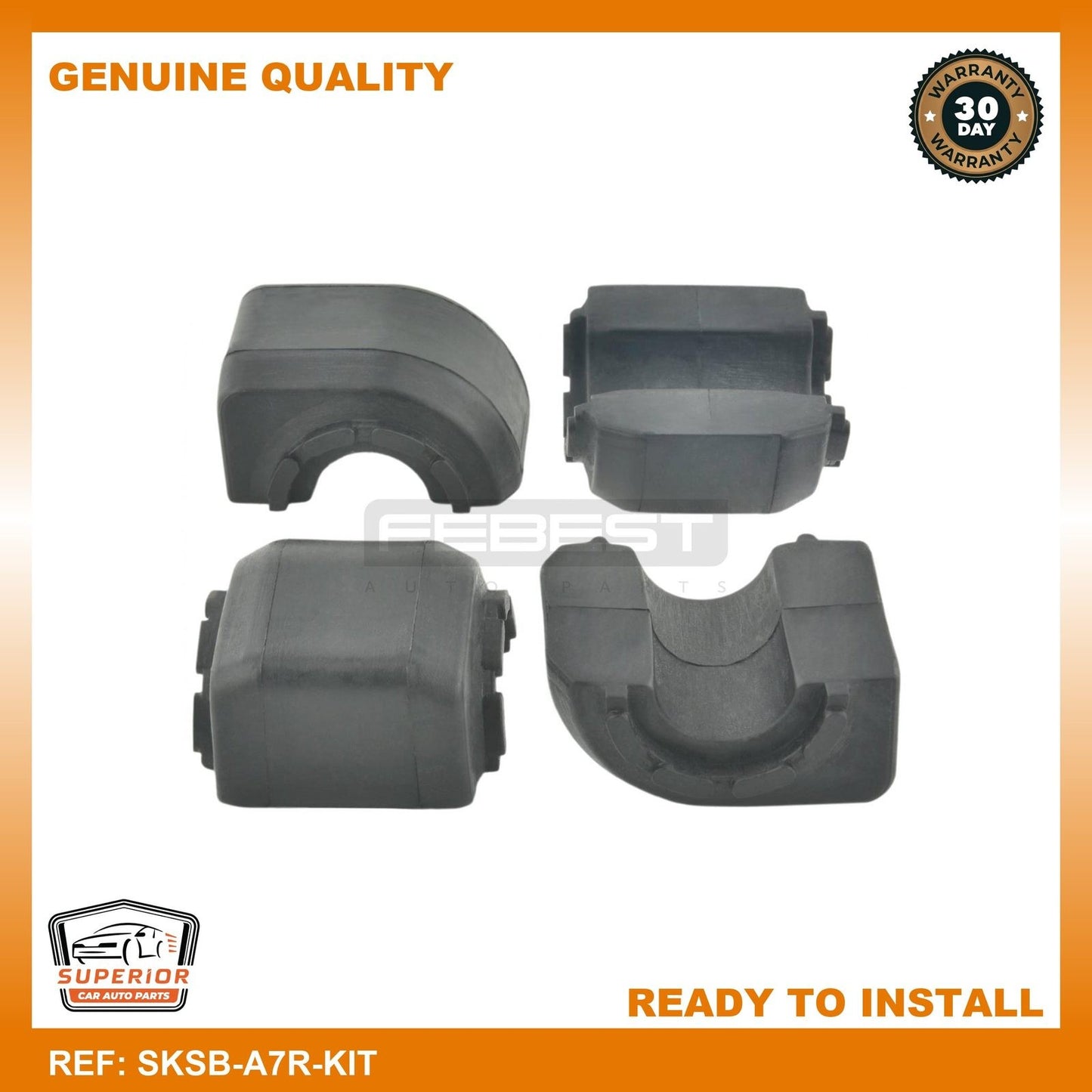 FEBEST VAG Bearing Bush, Stabiliser SKSB-A7R-KIT