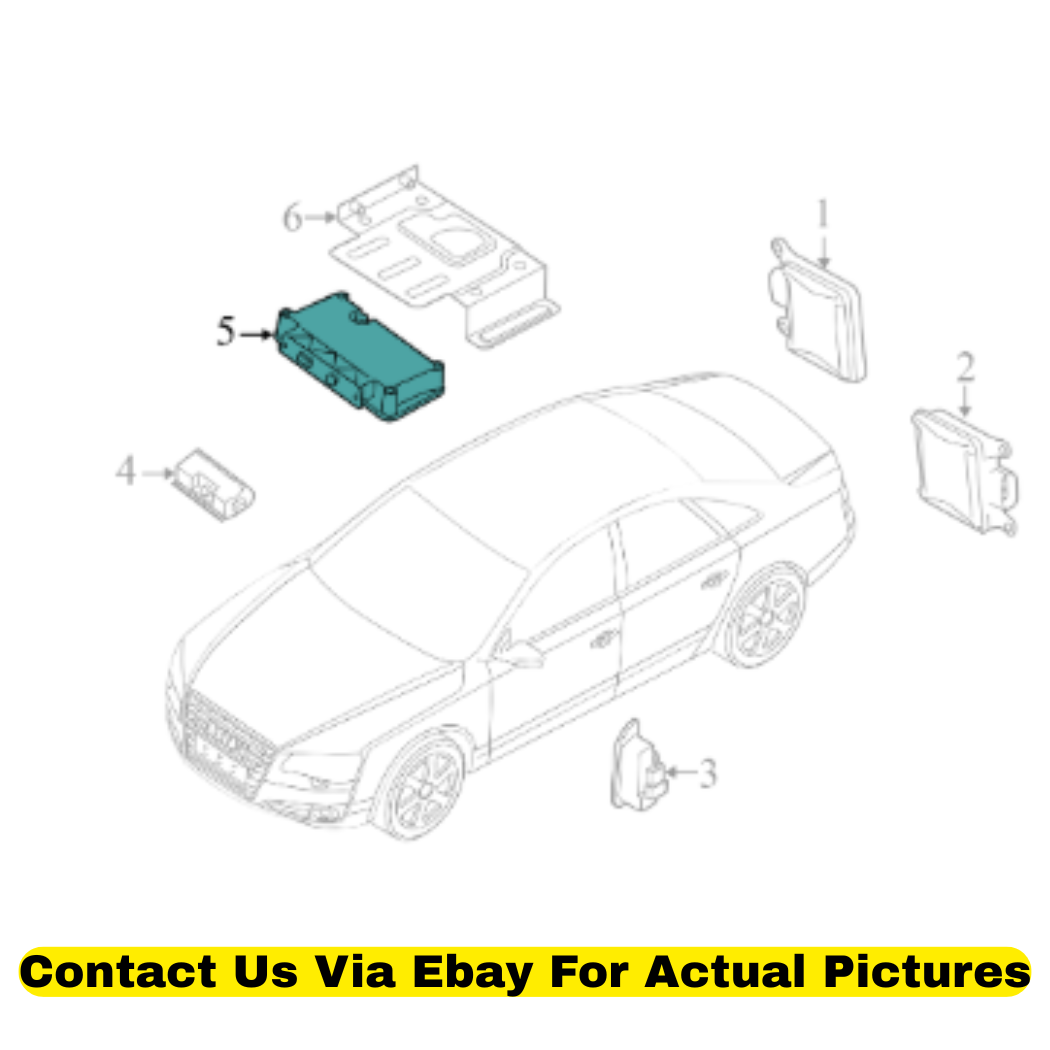 2012 Audi A8 Quattro Lane Departure Warning Module Used OEM 4G0907107E