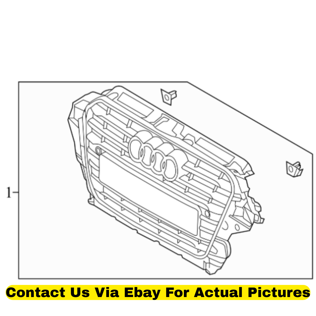 2013 Audi Q5 Front Grille Used OEM 8R0853651AFCKA