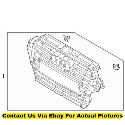 2013 Audi Q5 Front Grille Used OEM 8R0853651AFCKA