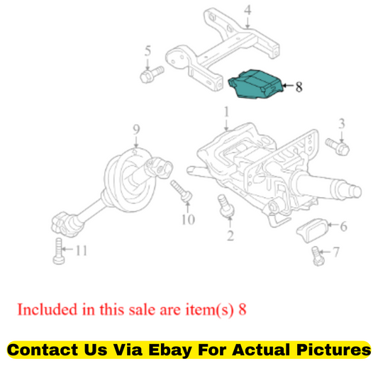 2013 Audi Q5 Steering Column Lock & Steering Wheel Used OEM 8K0905852D