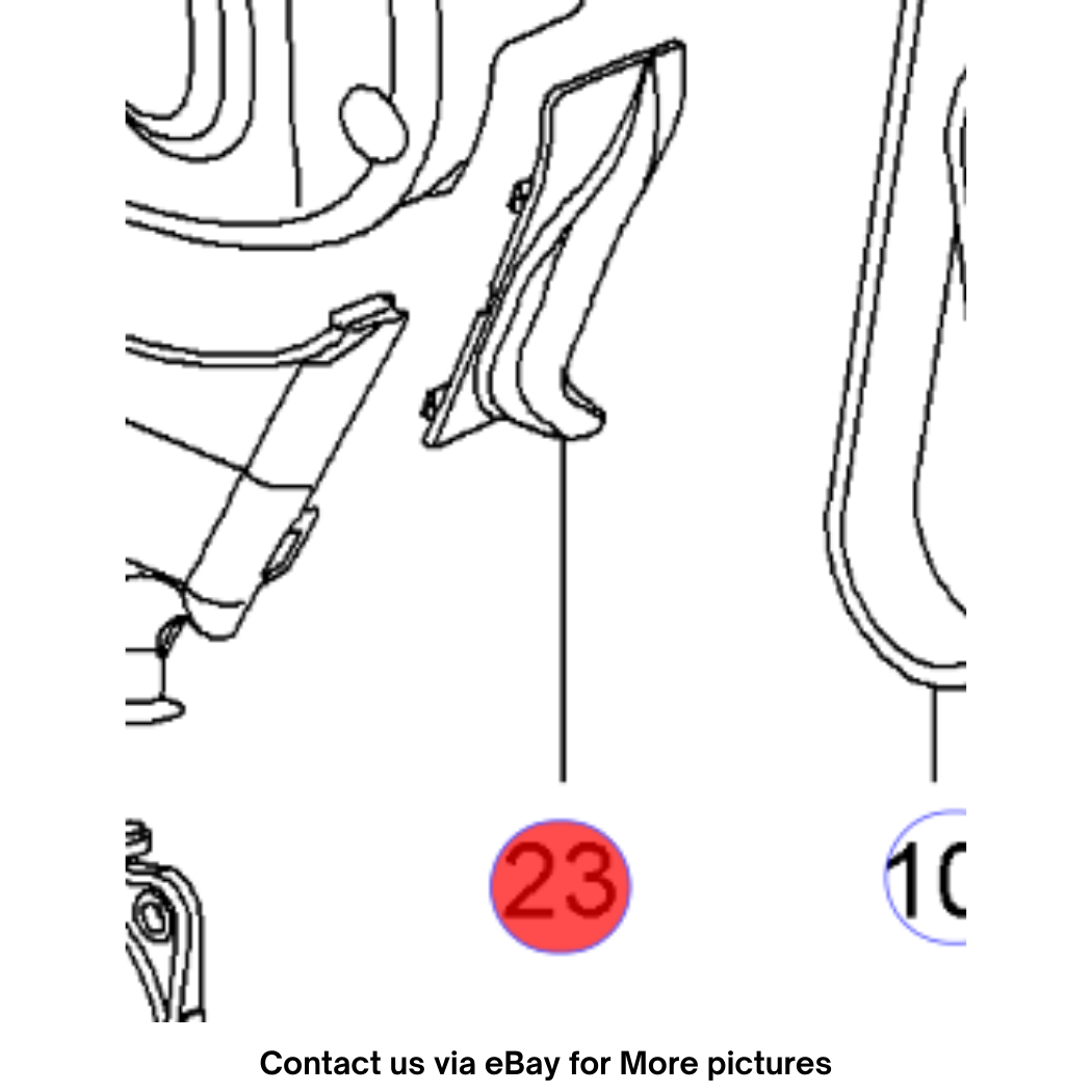 2010 Chevrolet Cruze ECM Wiring Harness Bracket Used OEM 13101556