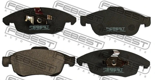 FEBEST 2008-2018 Peugeot Partner Brake Pad Set 2501-DS4F