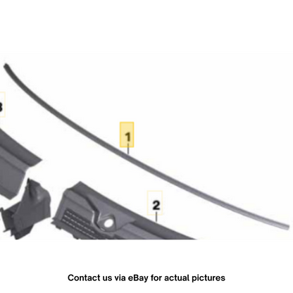 2007–2015 Mini Cooper Windshield Cowl Seal Strip OEM 51312756196