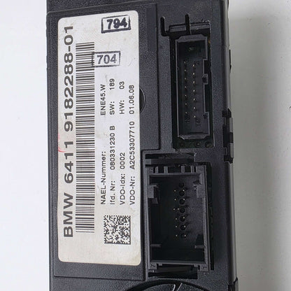 2008 BMW 335i Climate Control Unit 9182288