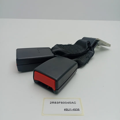 2009-2012 Jaguar XF Rear Left Side & Center Seat Belt Buckle Set 2R83F60045AC