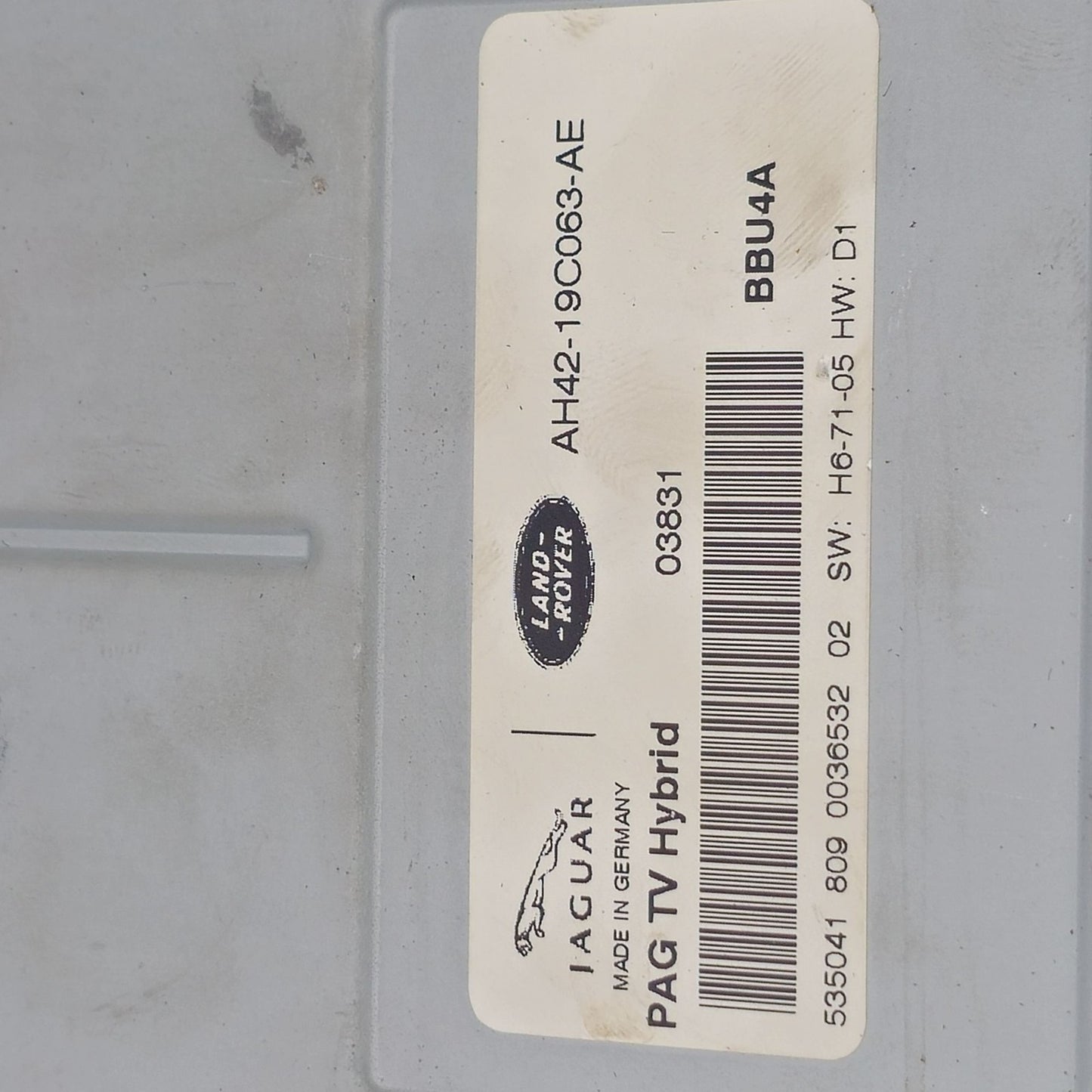 2005-2013 Land Rover Range Rover Sport Digital TV Tuner ECU AH4219C063AE