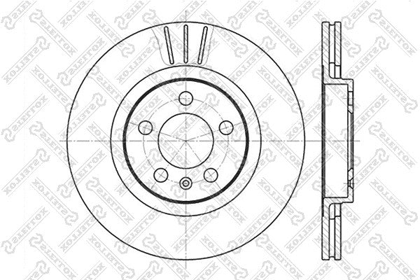 STELLOX 1998-2013 Audi A3 Brake Disc 1J0315301E