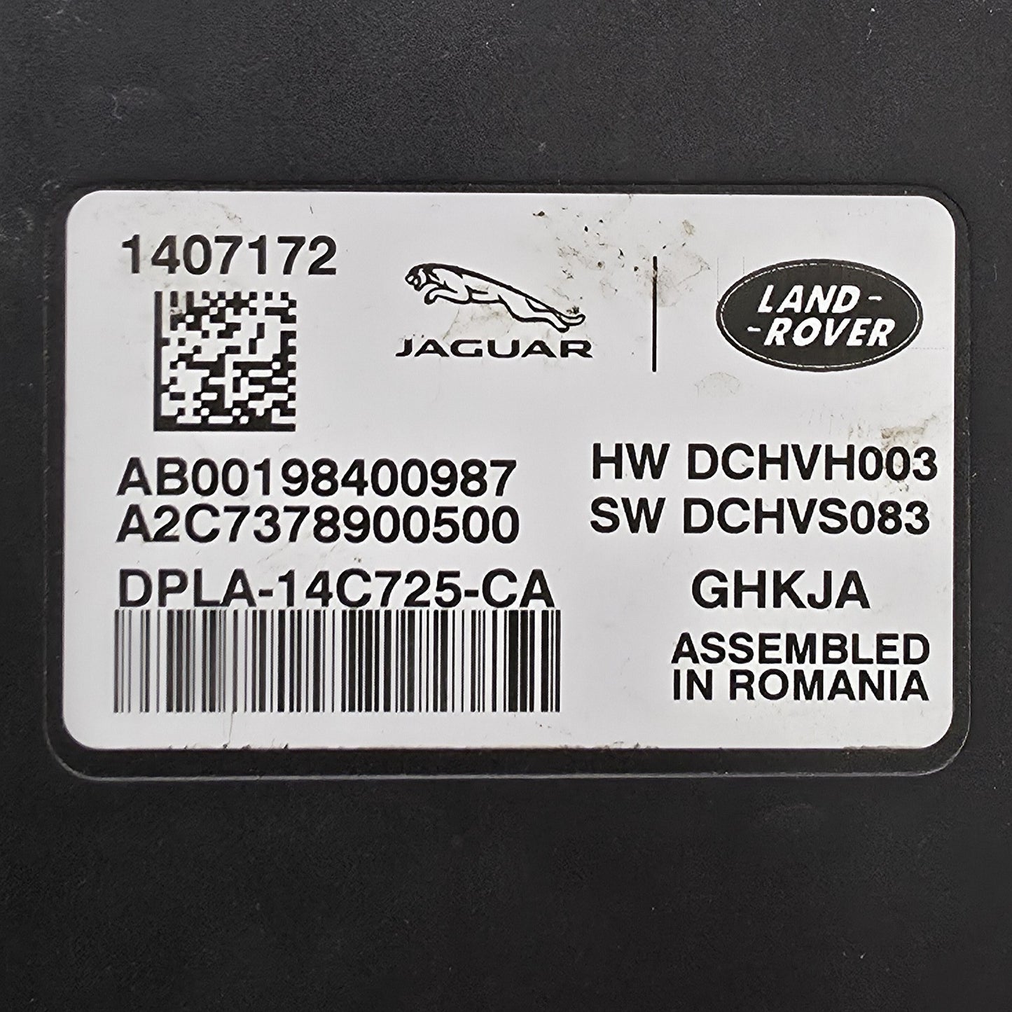 2016 Land Rover Discovery Sport FRONT RIGHT HEATED SEAT MODULE DPLA14C725CA