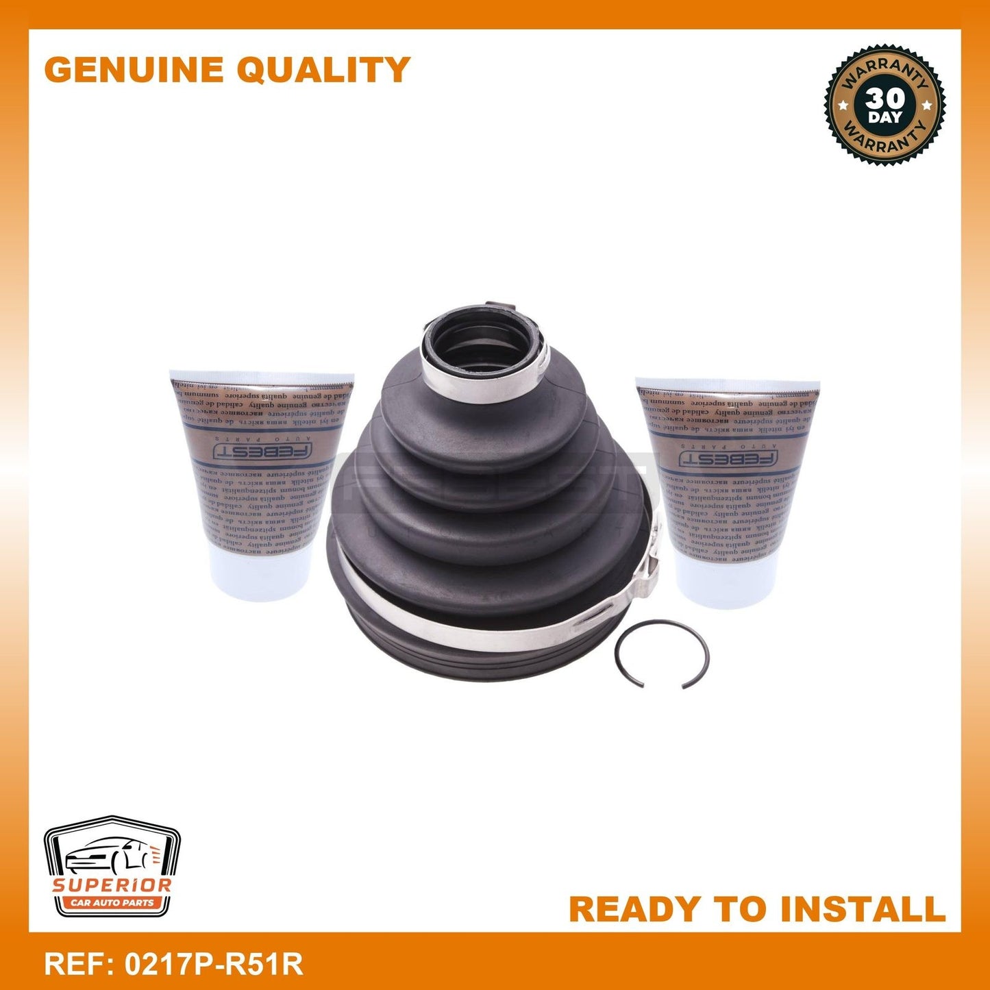 FEBEST Land Rover TDR Cv Boot 0217P-R51R