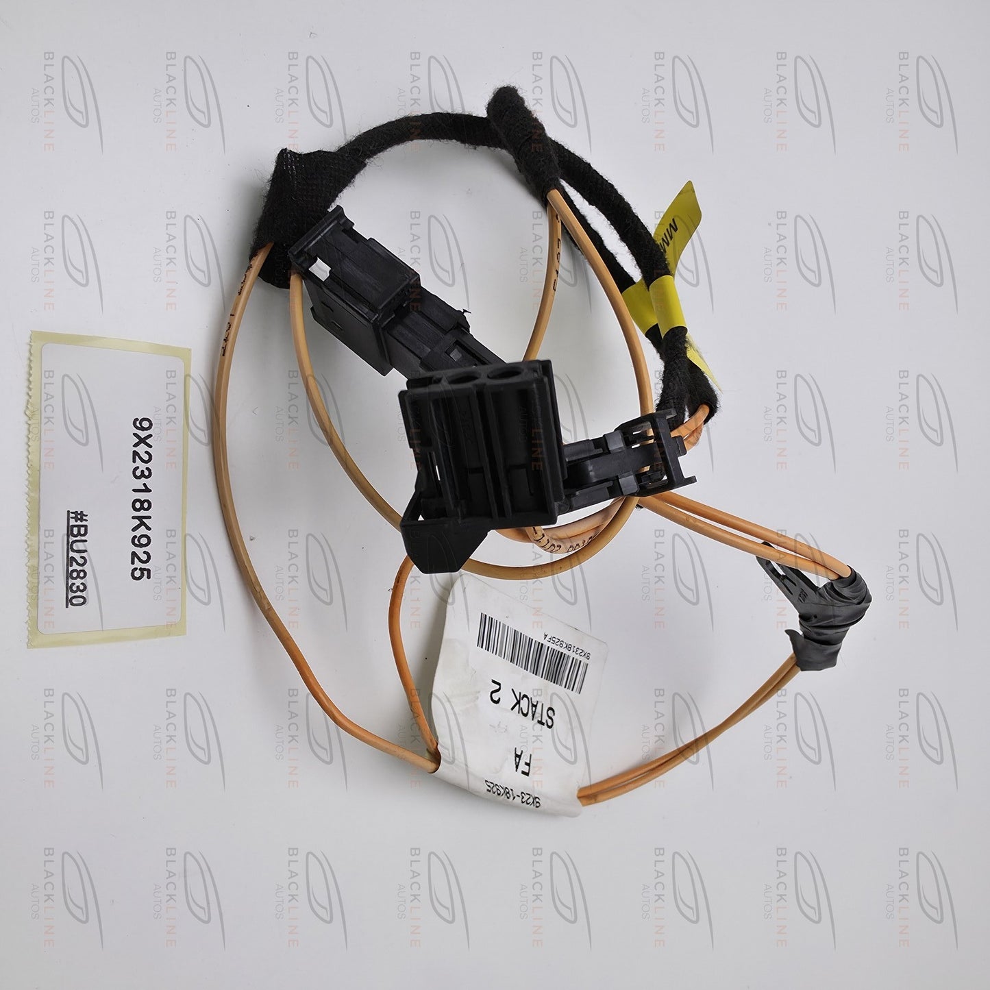 2007-2011 Jaguar XF Audio Stereo Amplifier Fiber Optic Cable Wiring 9X2318K925