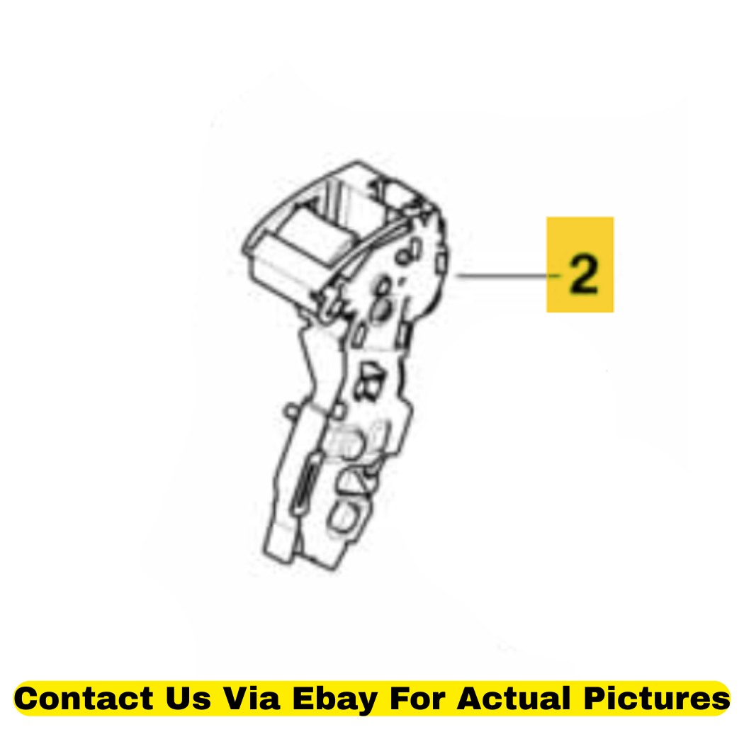 2012 BMW X6 Rear Seat Backrest Latch & Frame Used OEM 52207171507/52207286332