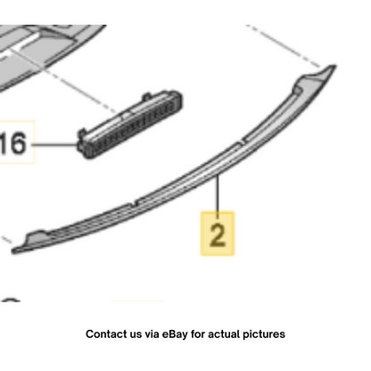 2011–2015 VW Jetta Rear Shelf Trim Used OEM 5C6863361A