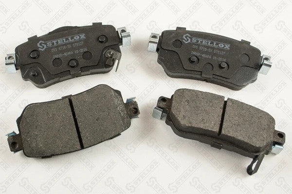 STELLOX 2013-2023 Nissan Qashqai Rear Disc Brake Pad Kit D40604CA0A