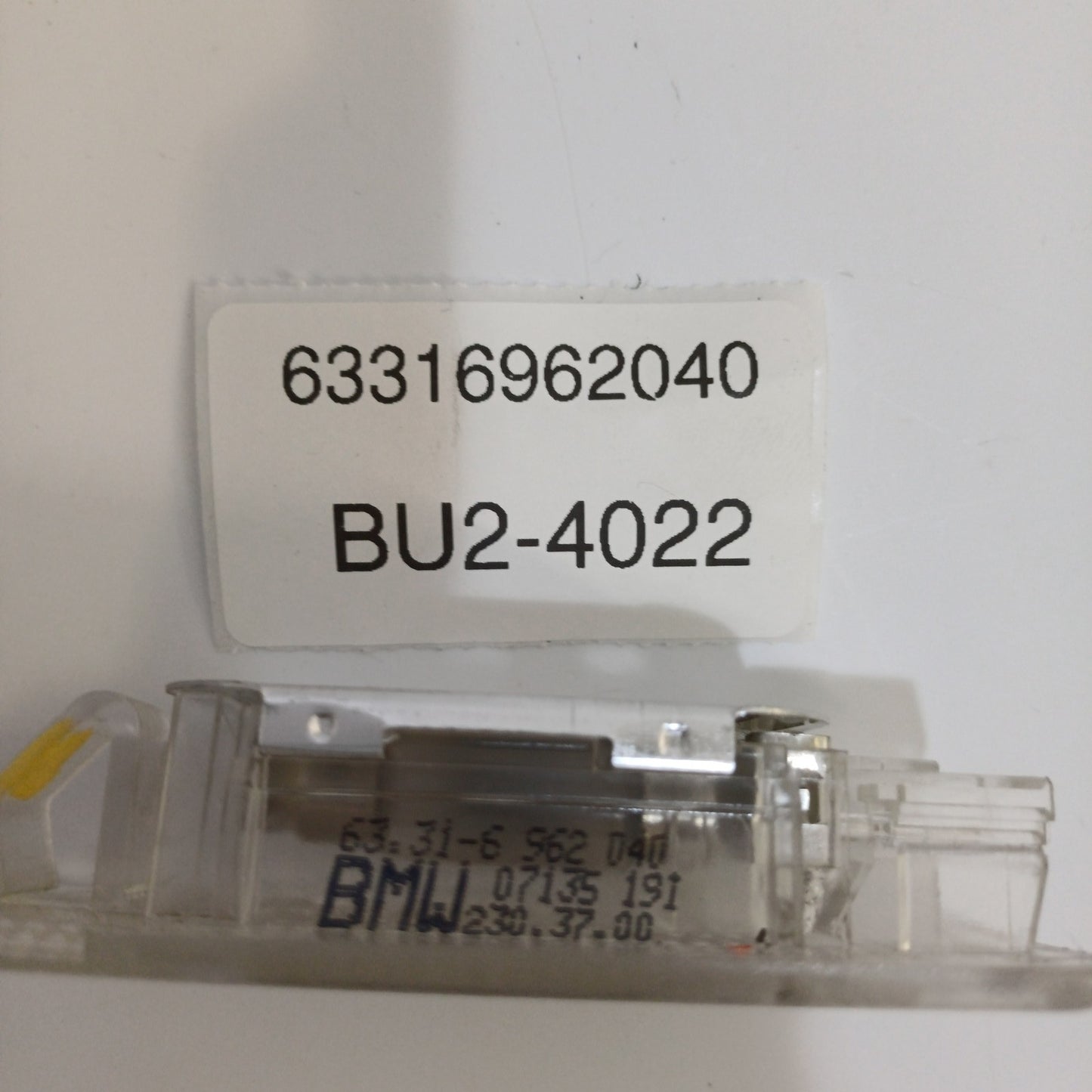 2008 BMW 535I Interior Dome Reading Light 63316962