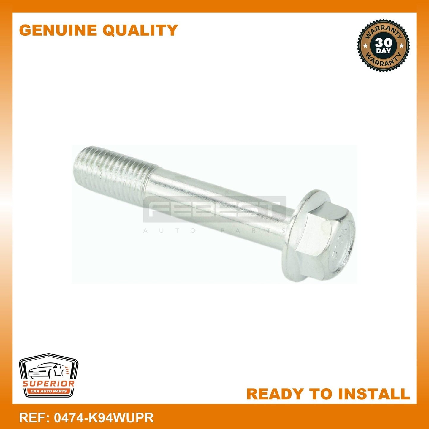 Febest 2013-2015 Mitsubishi Montero Sport Rear Caliper Slide Pin 0474-K94WUPR