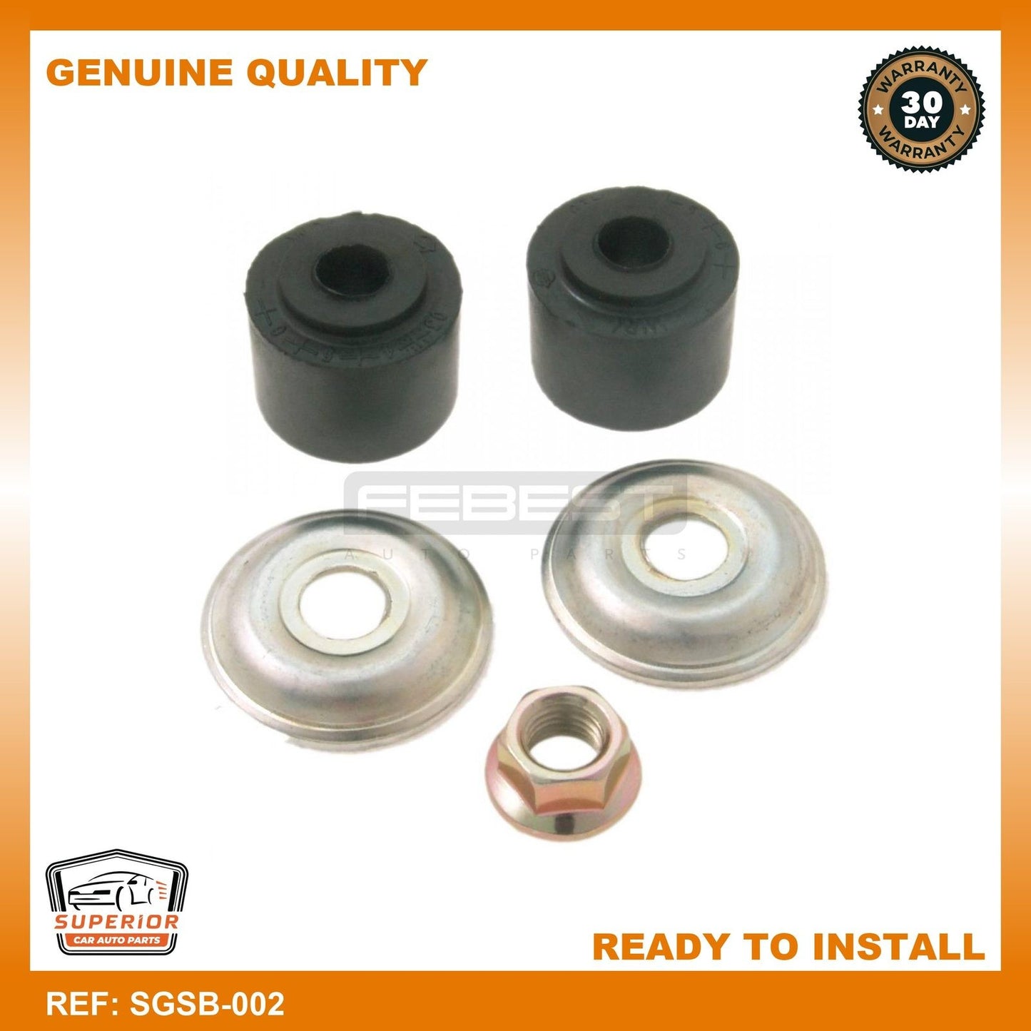 FEBEST SSANGYONG Tie Bar Bush SGSB-002