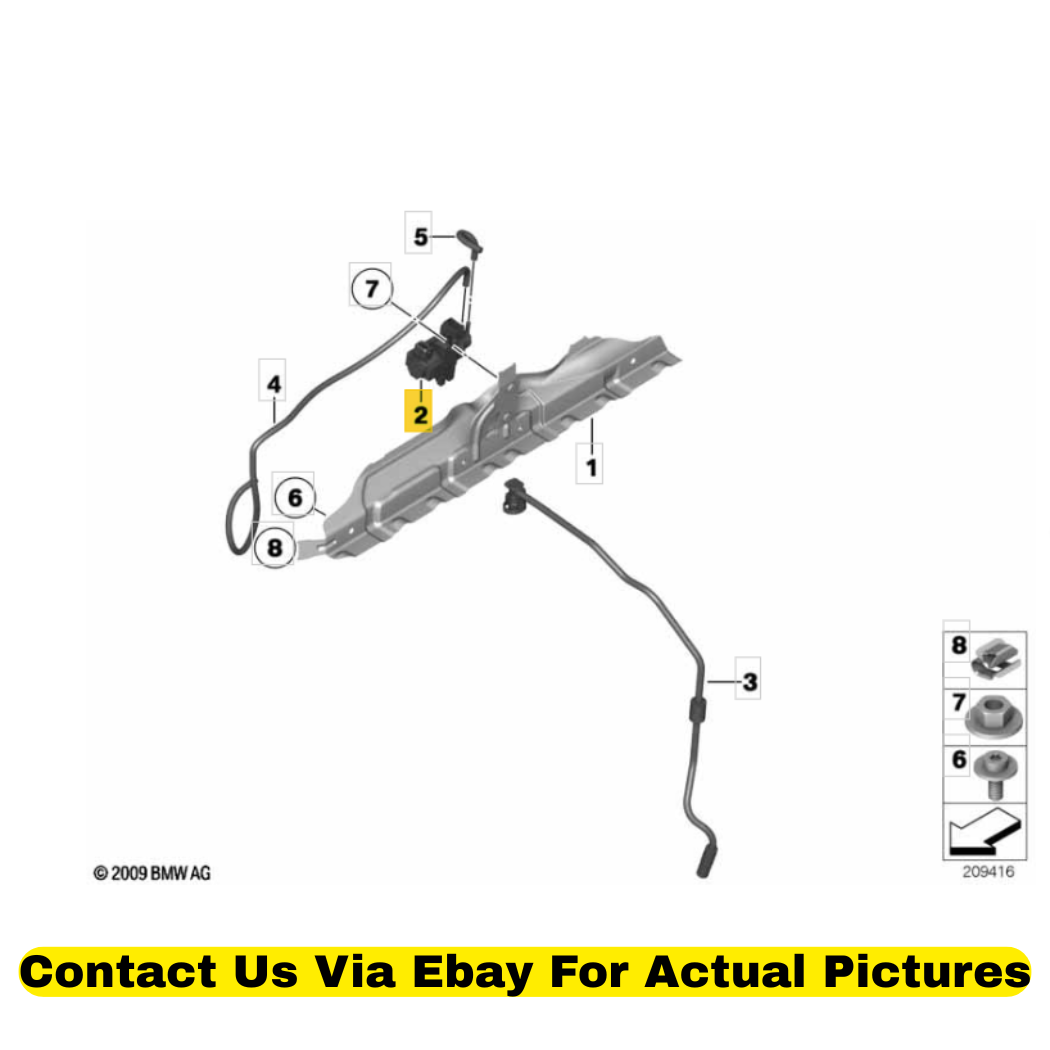 2012 BMW X6 Pressure Converter Used OEM 11747626351