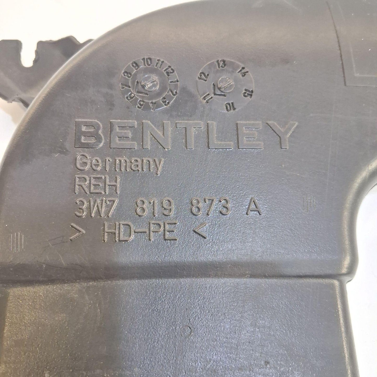 2017 Bentley Continental Air Guide Channel 3W7819873