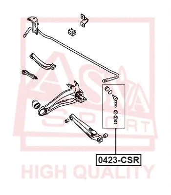 Febest 2003-2005 Mitsubishi Outlander Rear Stabilizer Link 0423-CSR