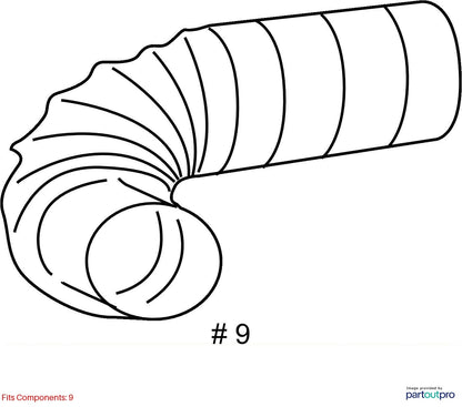 2009 Chevrolet Lumina S Washer Fluid Filler Tube Used OEM 92224546