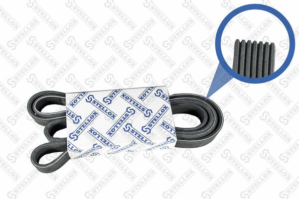 STELLOX 1995-1999 Land Rover Range Rover Polyvee Serpentine Belt ERR4460