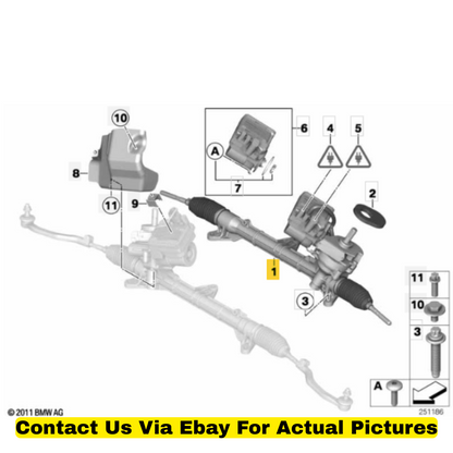 2012 Mini Cooper Countryman Electric Steering Gear Used OEM 32109810037