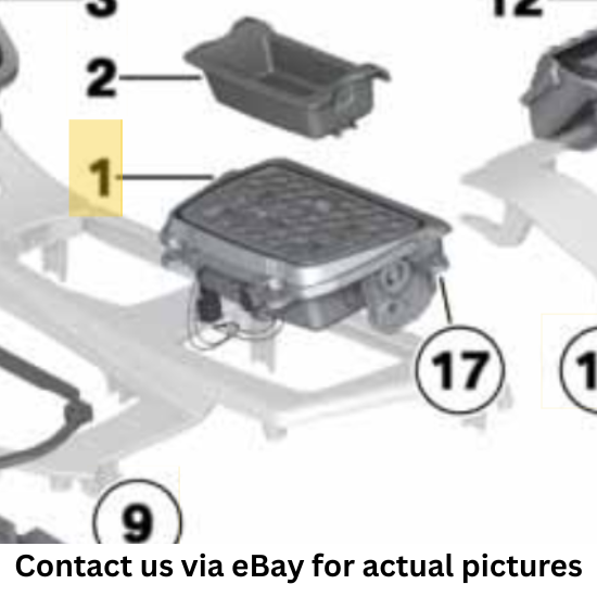 2011–2016 BMW 520i Centre Console Ashtray OEM 51169206347