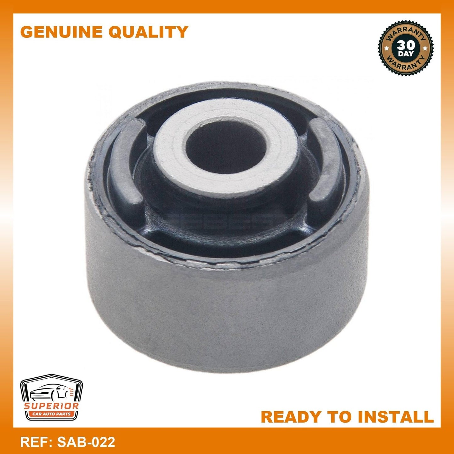 Febest 2001-2007 Subaru Forester Rear Crossmember Bushing SAB-022