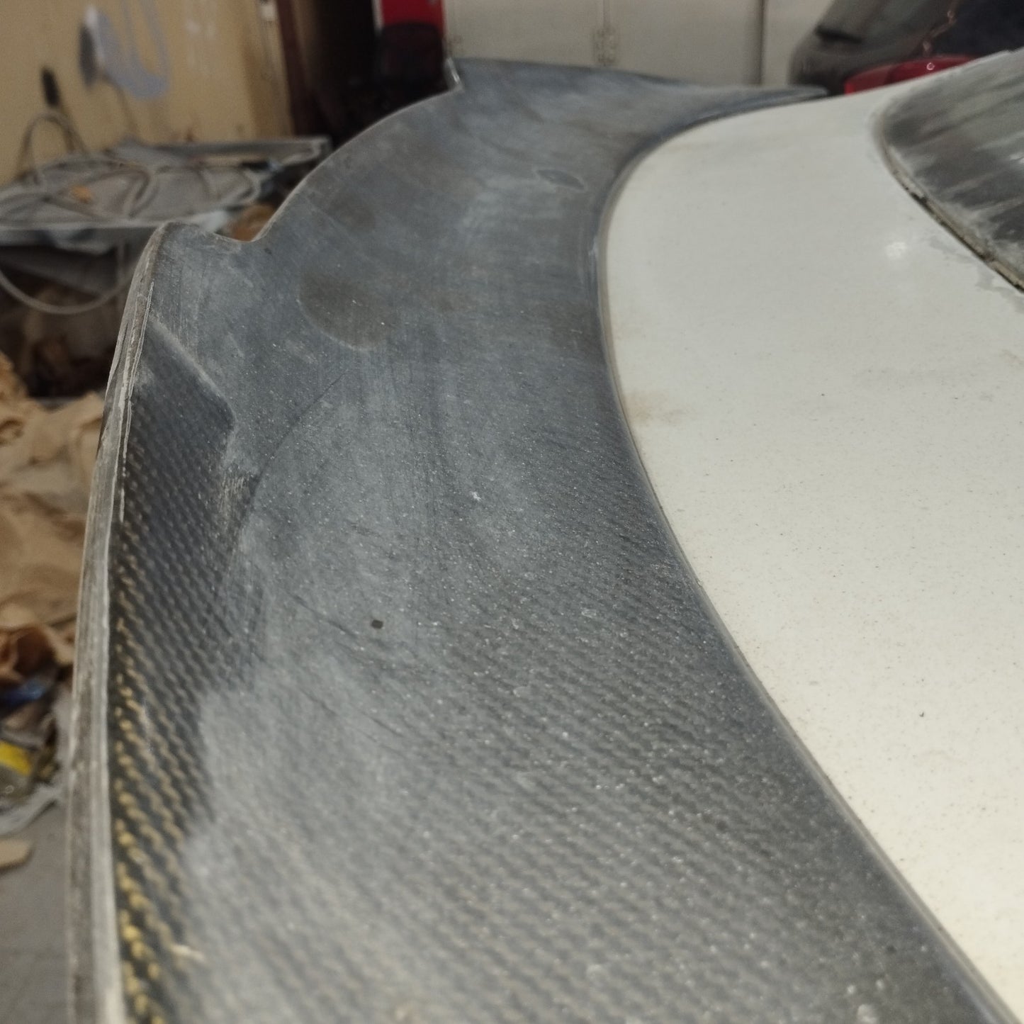 2012 BMW X6 Rear Spoiler Carbon Fiber Used OEM 51622210387