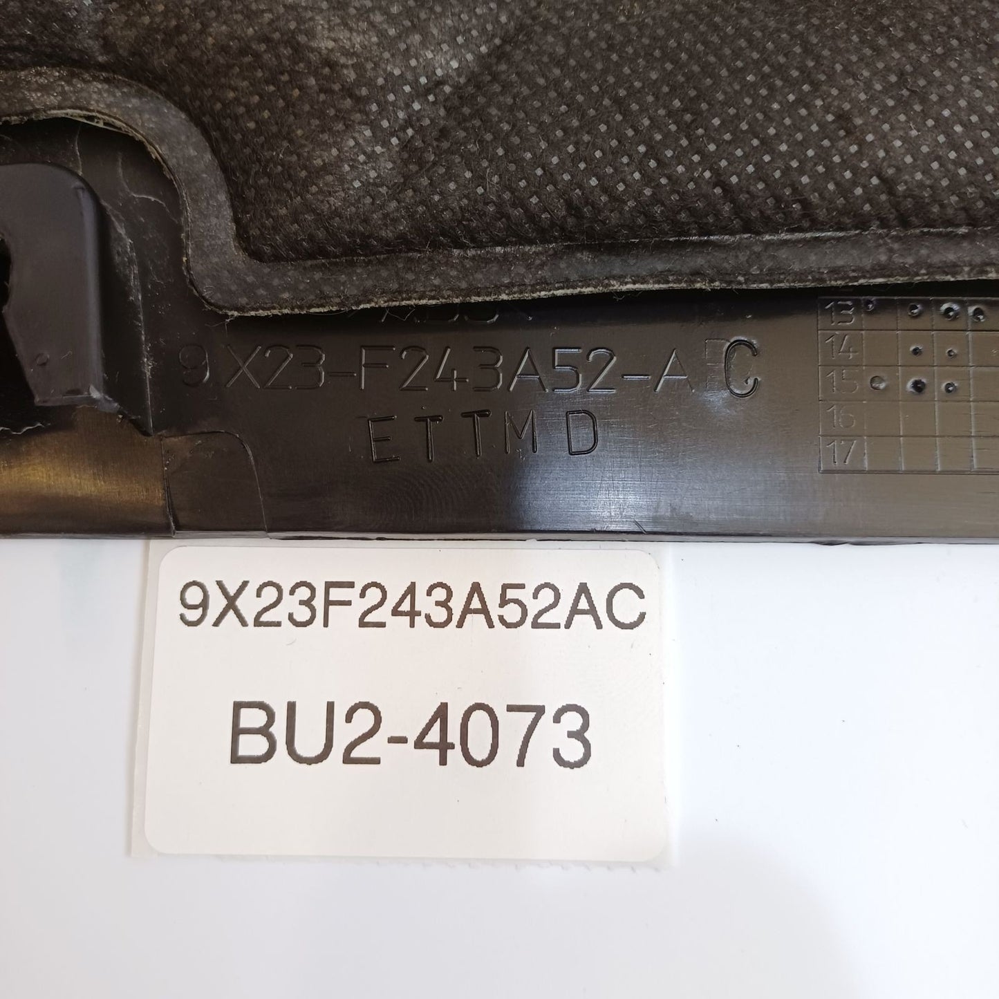 2009-2015 Jaguar XF Lower B Pillar Trim Cover F243A52