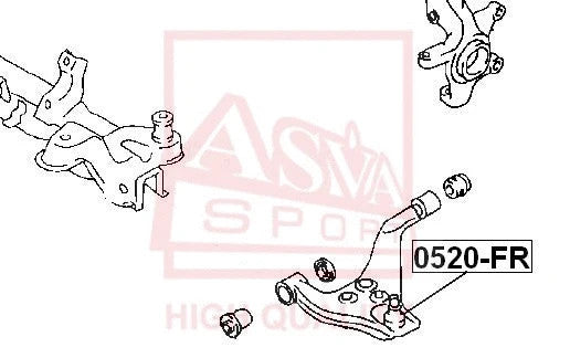 Febest Ball Joint Front Lower Arm 0520-FR