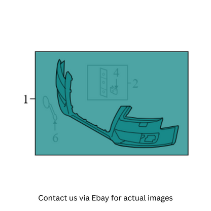 2009 Audi A4 Quattro Front Bumper Cover Used OEM 8K0807105GRU