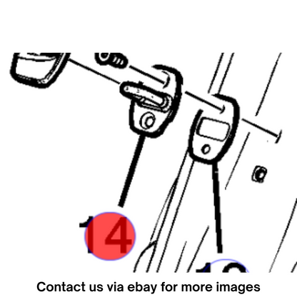 2018 Cadillac CTS Rear Side Door Latch Striker Used OEM 23168304