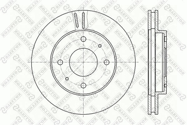 STELLOX VOLVO Brake disc - 30872319