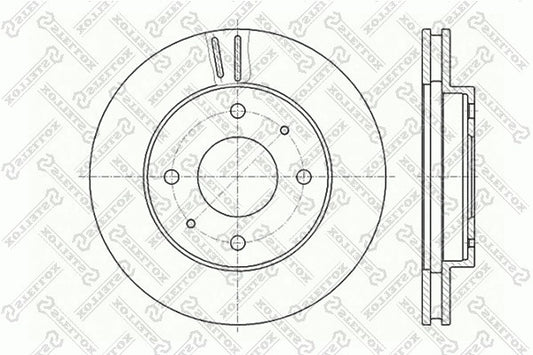 STELLOX VOLVO Brake disc - 30872319
