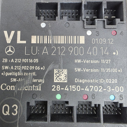 2009-2013 Mercedes-Benz CLS C218/W218 Door Control Unit Front Left A2129004014
