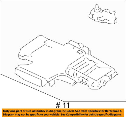 2006-2013 Mercedes-Benz CL Rear Right Passenger Leg Air Duct 2218300246