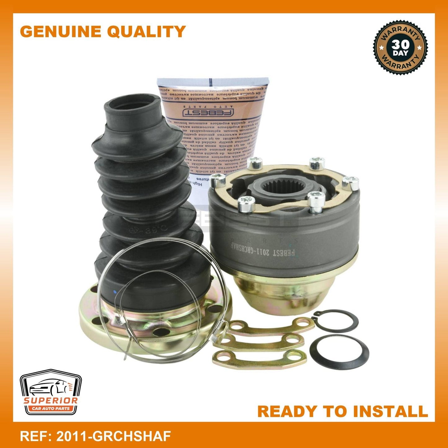 FEBEST Alfa Romeo Cv Joint Kit 2011-GRCHSHAF