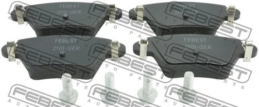 FEBEST 2001-2007 Ford Mondeo Brake Pad Set 2101-GER