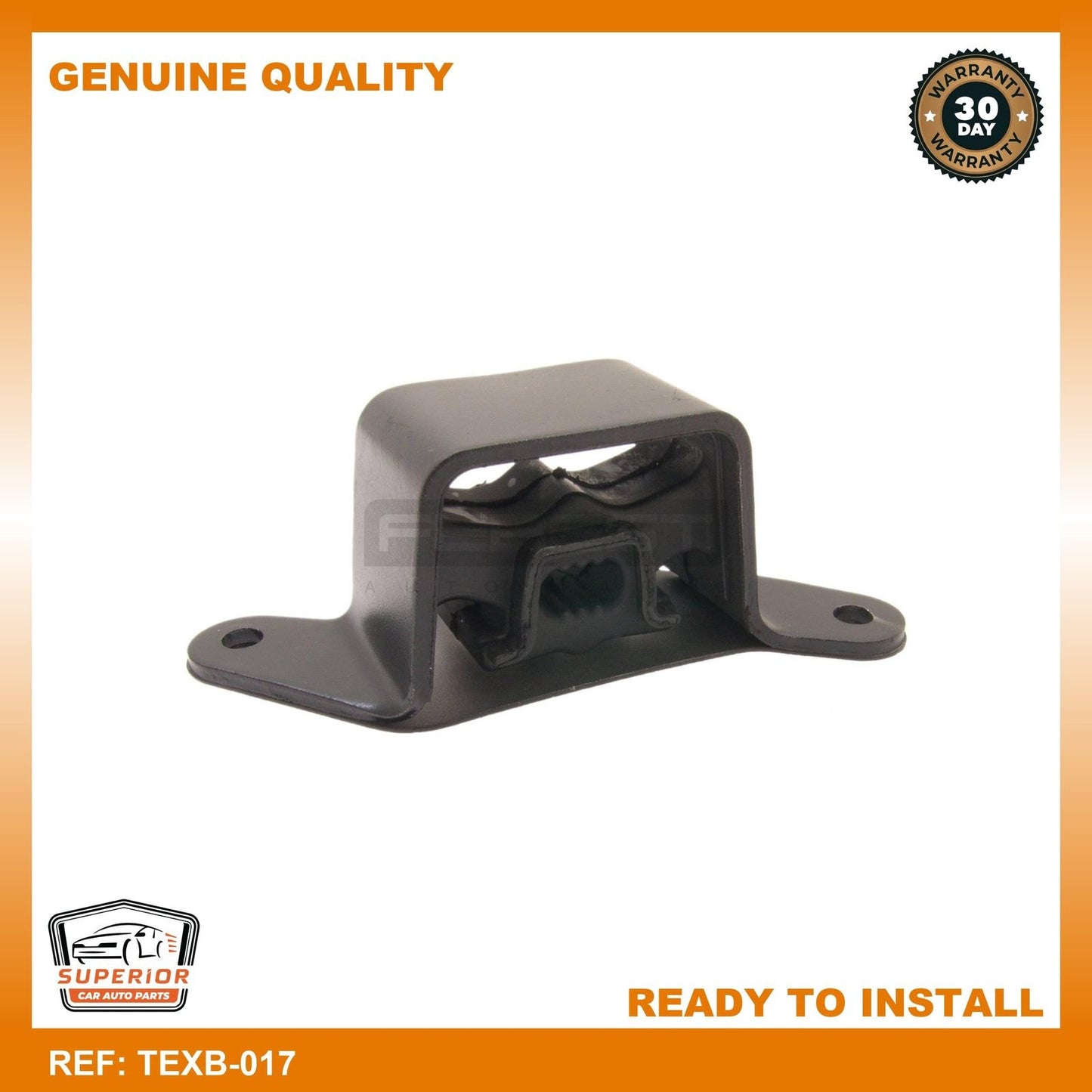Febest 1992-2002 Toyota Corolla Exhaust Pipe Mounting Bracket TEXB-017