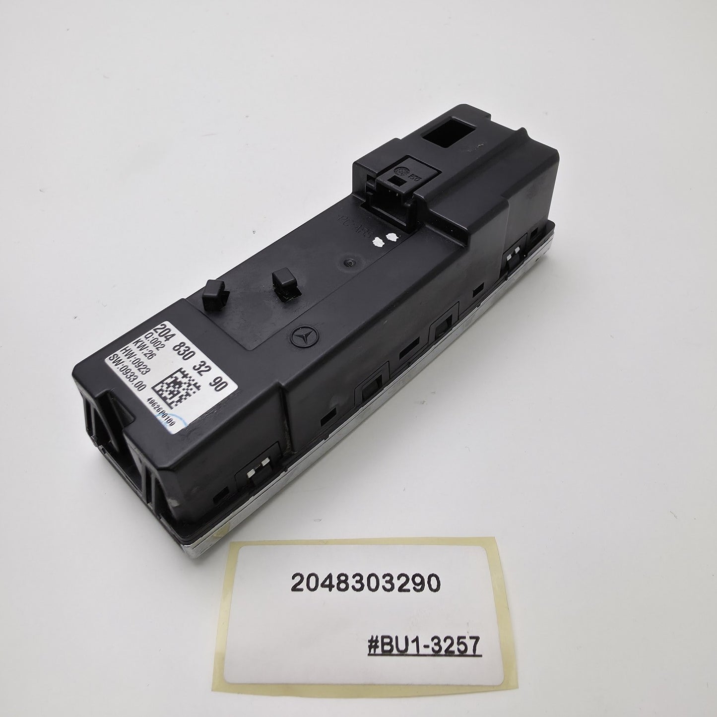 2006-2018 Mercedes-Benz E-Class HVAC Temp Control Panel Rear 2048303290