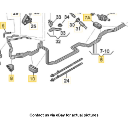 2011–2015 Audi A4 Fuel Line with Breather Pipe Used OEM 8K0201544DE