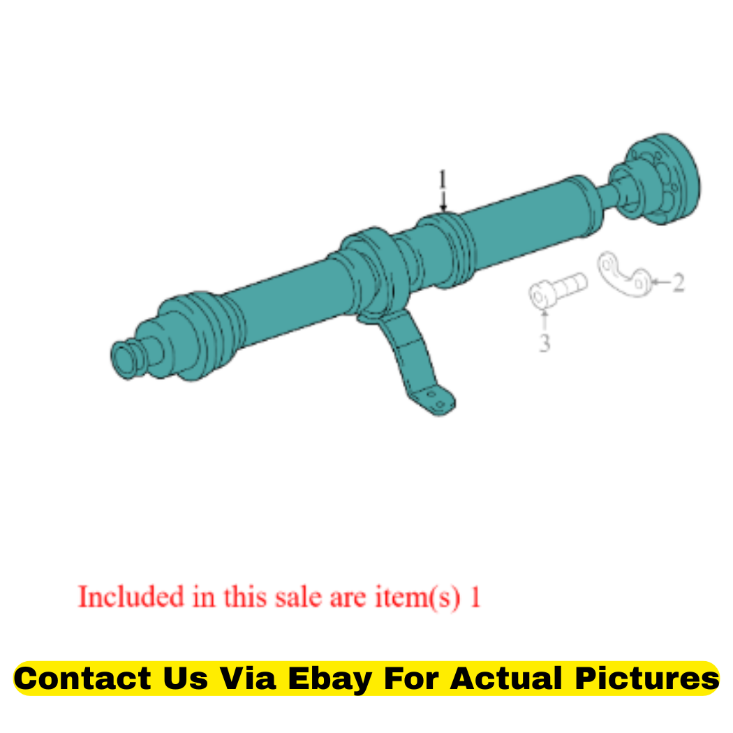 2016 Audi A6 Quattro Center Driveshaft Used OEM 4G0521101L