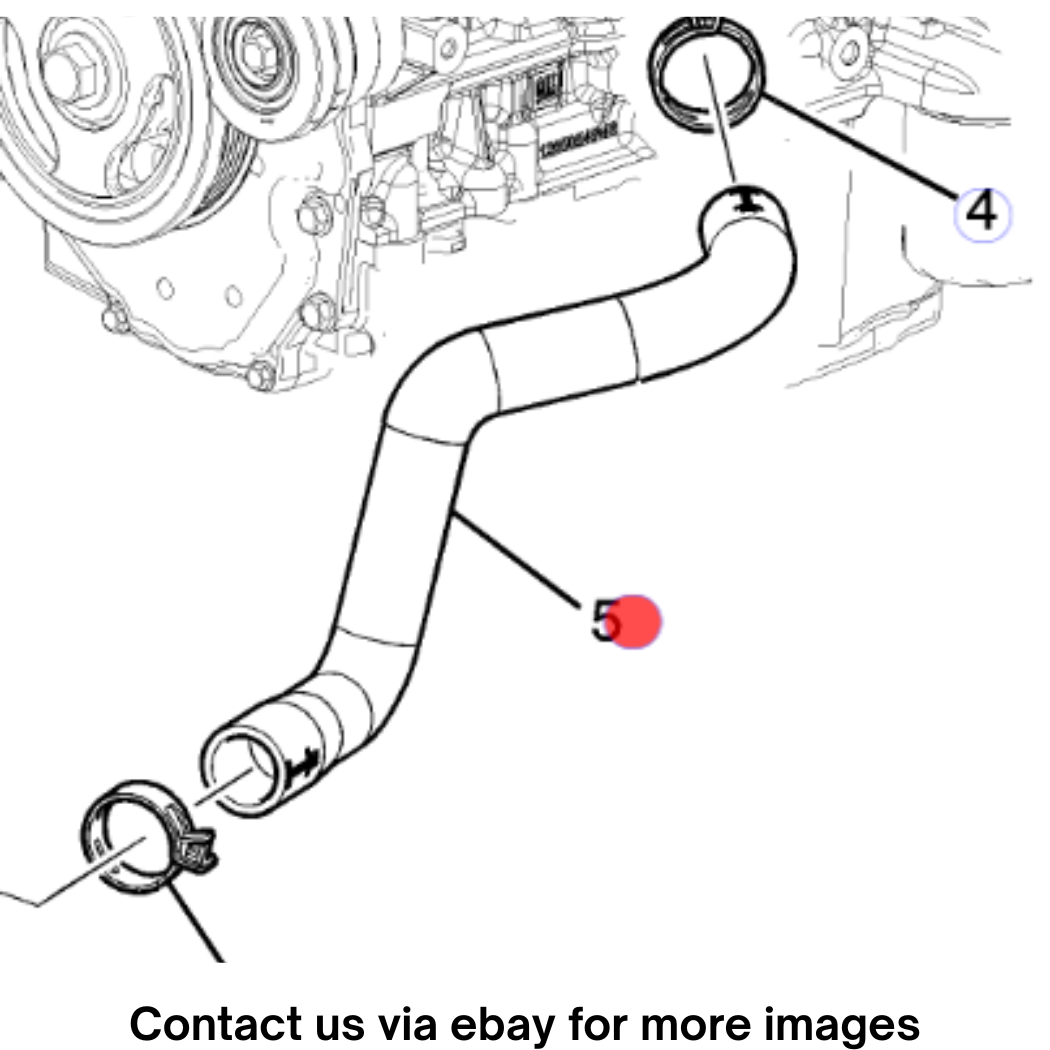 2018 Cadillac CTS Radiator Outlet Hose Used OEM 84128850
