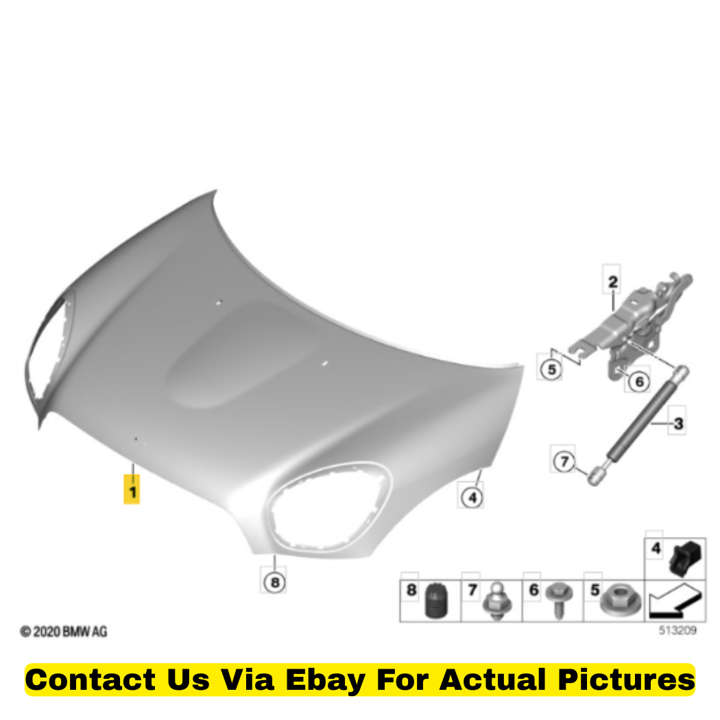 2012 Mini Cooper Countryman Engine Hood Used OEM 41009805935