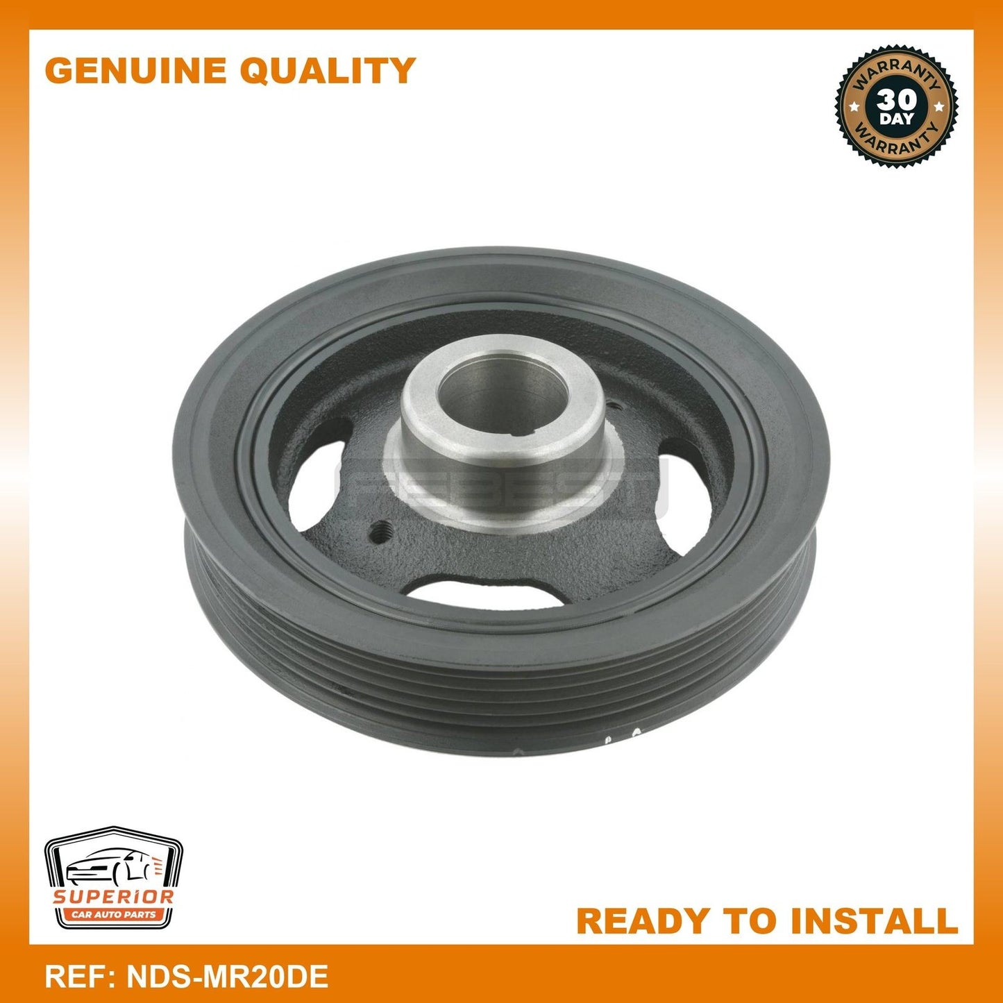 FEBEST NISSAN Crankshaft Pulley NDS-MR20DE