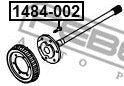 FEBEST 2005 SsangYong Rexton Wheel Stud 1484-002