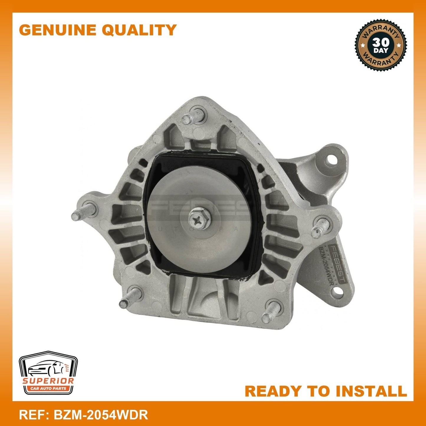FEBEST Mercedes-Benz Rear Transmission Mount BZM-2054WDR